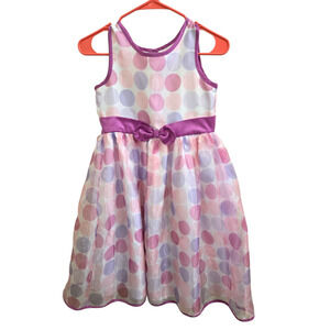 Excellent 10 purple dot Dress